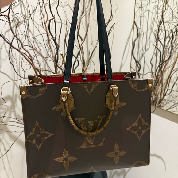 Louis Vuitton Brown Monogram Tote Bag - Picture 1 of 12